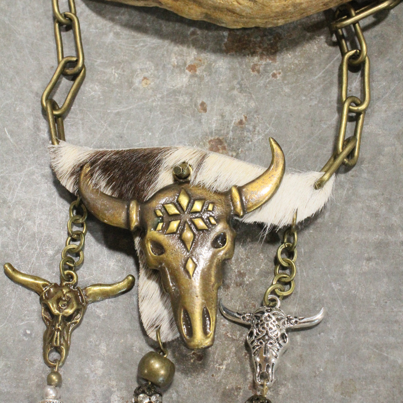 Texas Steer Necklace