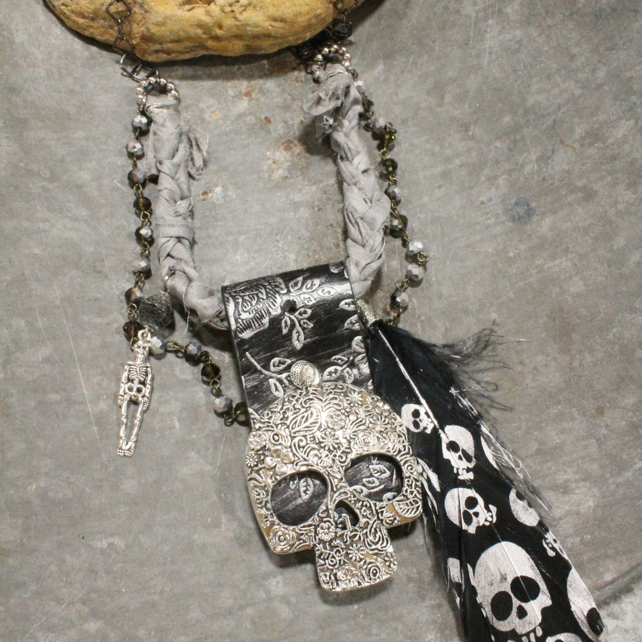 Scary Skull Layered Necklace
