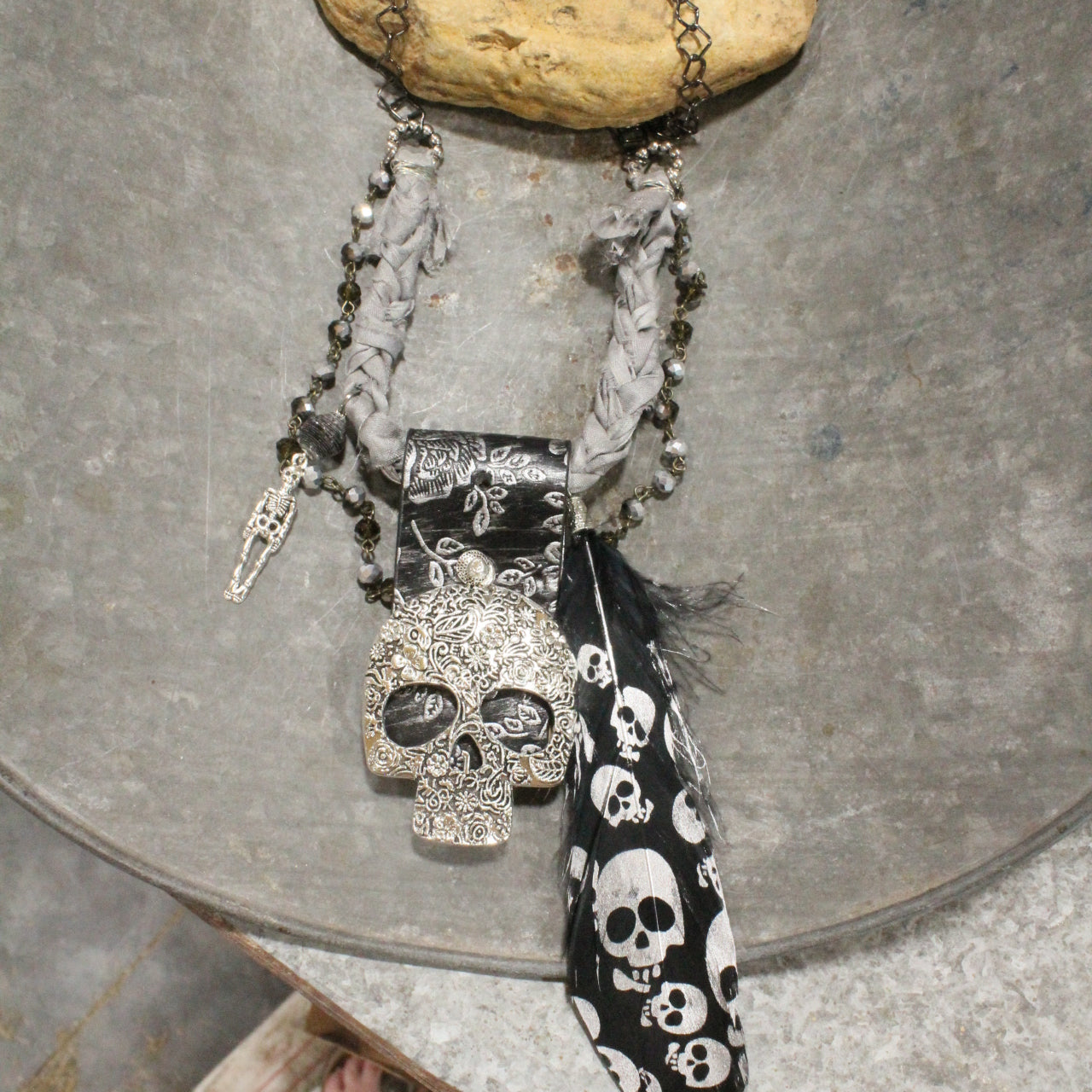 Scary Skull Layered Necklace