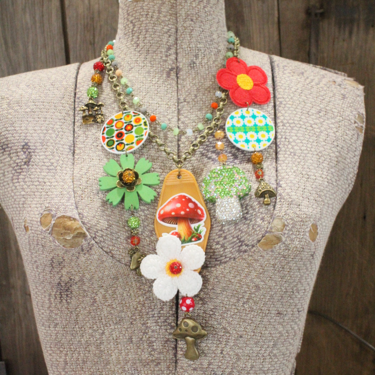 Time To Go Mushroom Hunting Charm’d Necklace