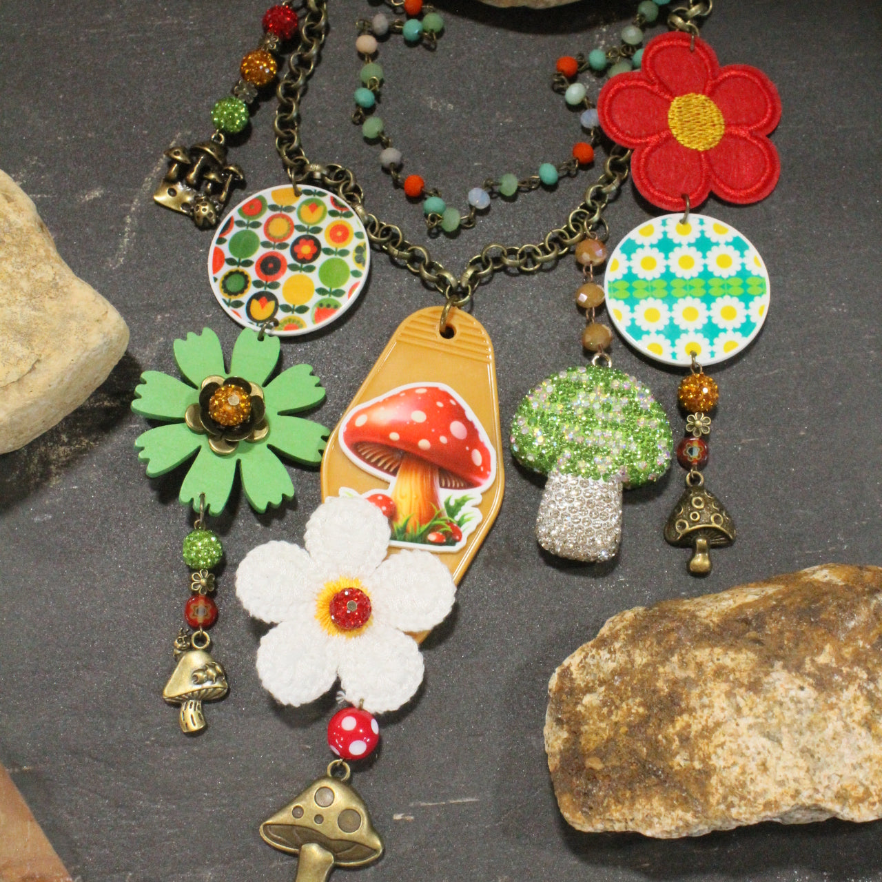 Time To Go Mushroom Hunting Charm’d Necklace