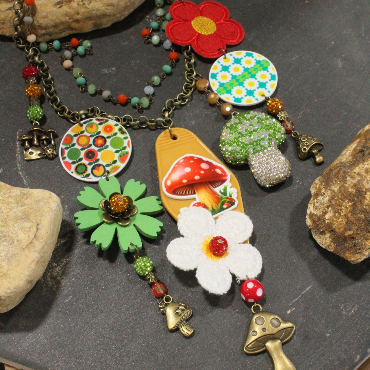 Time To Go Mushroom Hunting Charm’d Necklace