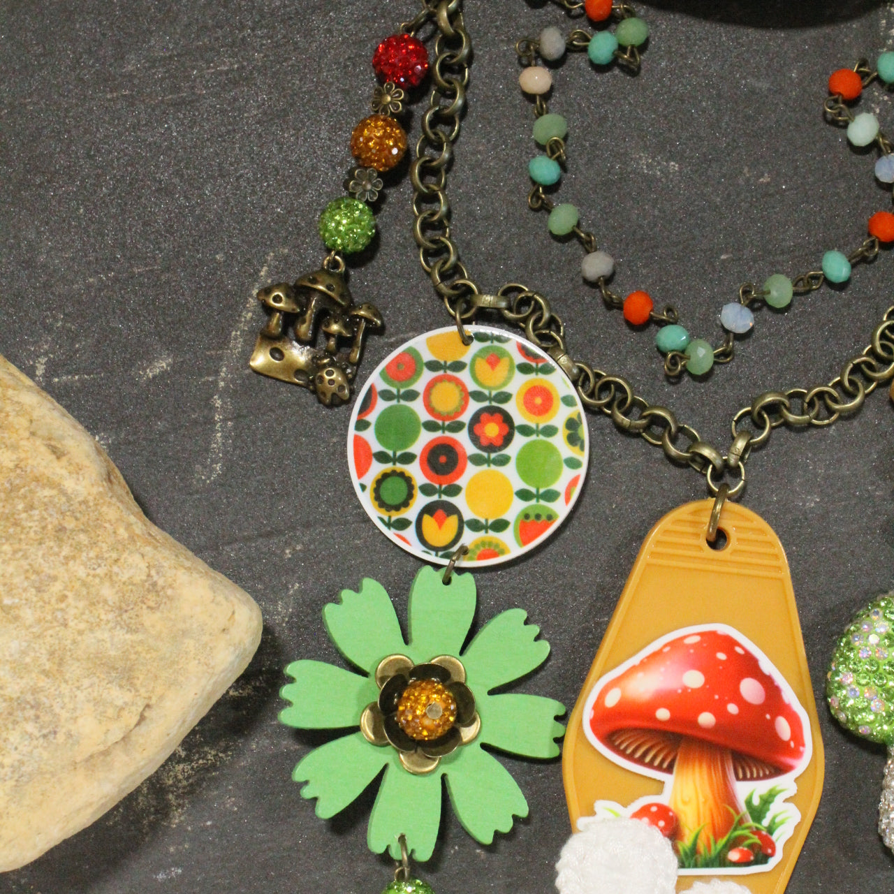 Time To Go Mushroom Hunting Charm’d Necklace