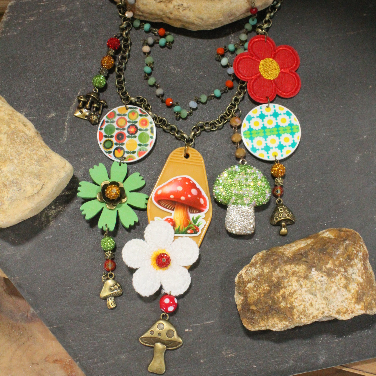 Time To Go Mushroom Hunting Charm’d Necklace