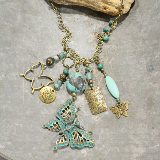 Best Of Butterflies Charmer Necklace