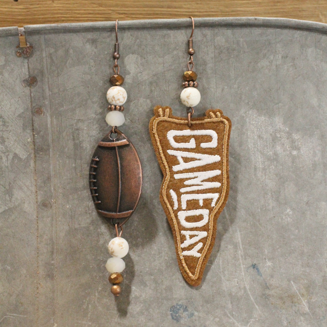 Game Day Fun Dangle Drop Earrings