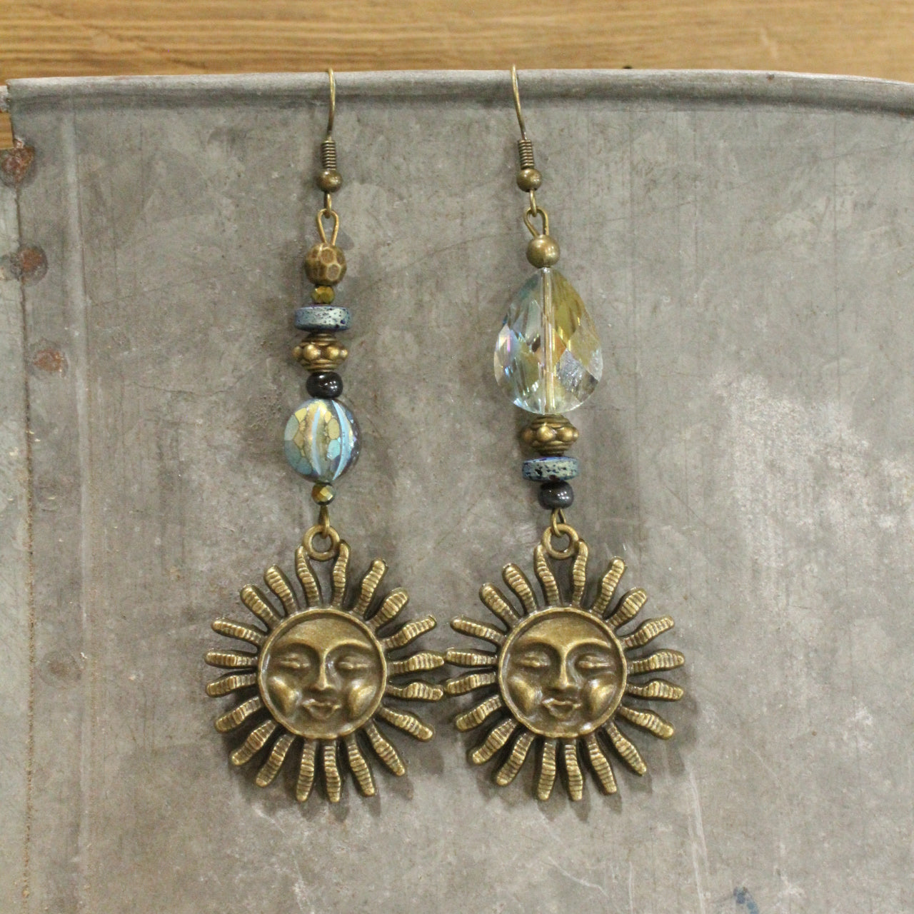 Over The Moon Dangle Drop Earrings