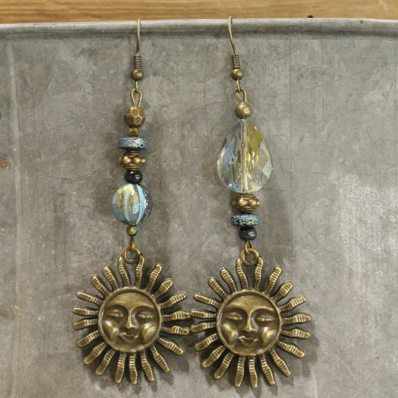 Over The Moon Dangle Drop Earrings