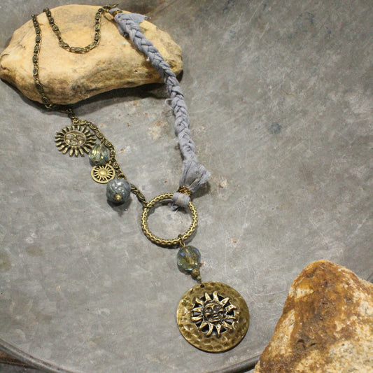 Over The Moon Charm'd Necklace