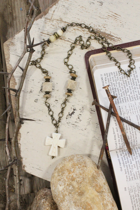 The Promised Land Cross Necklace