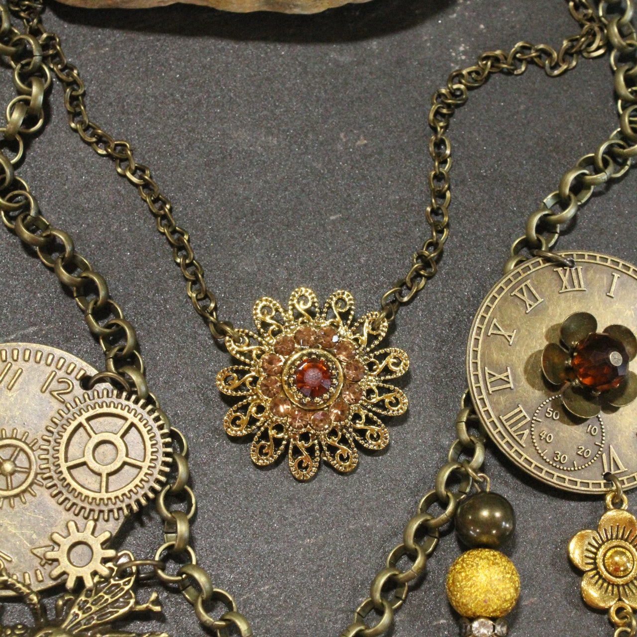 Time To Gather Some Honey Charm’d Necklace