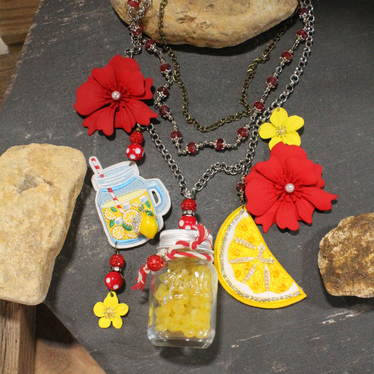 Fresh Squeezed Lemonade Charm’d Necklace