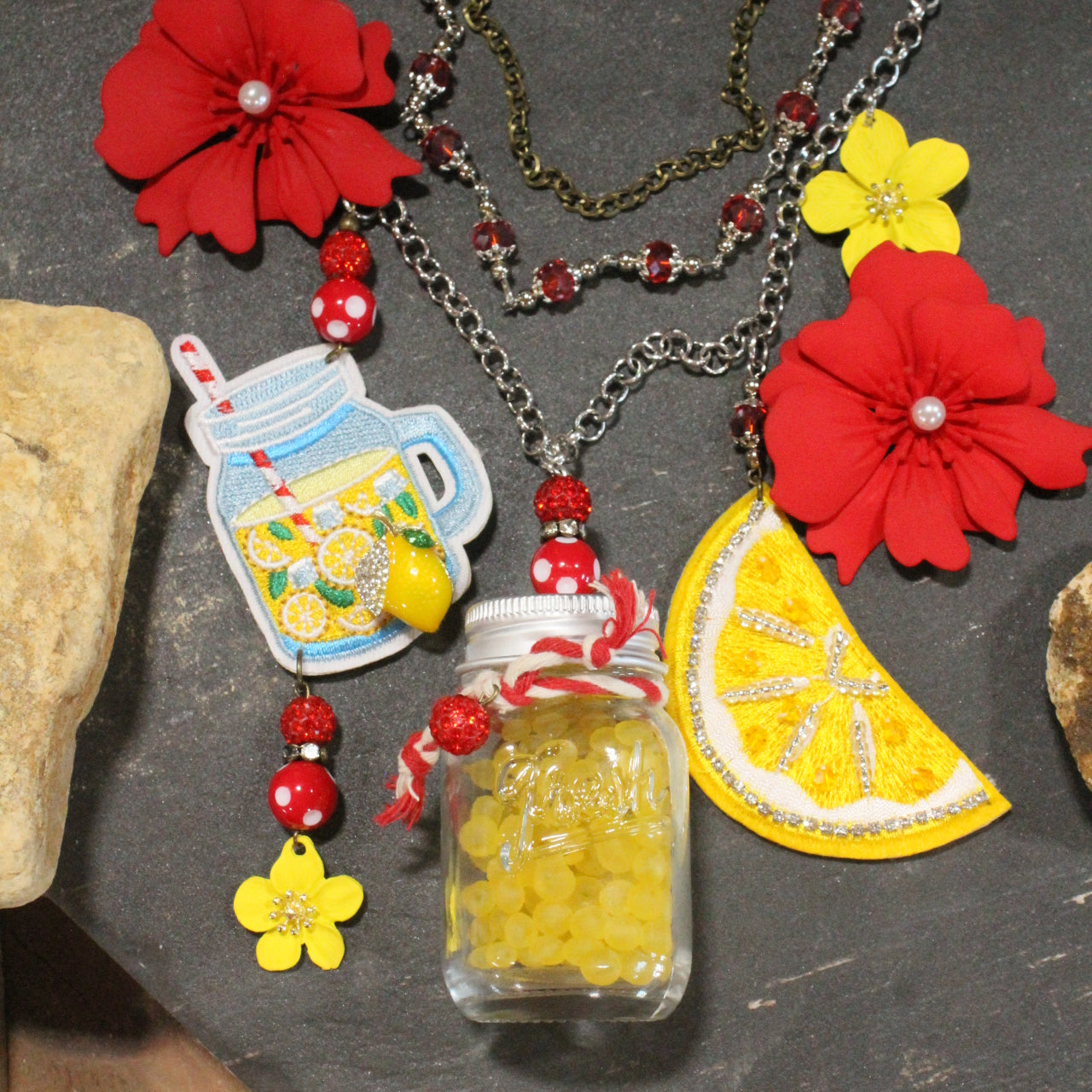 Fresh Squeezed Lemonade Charm’d Necklace