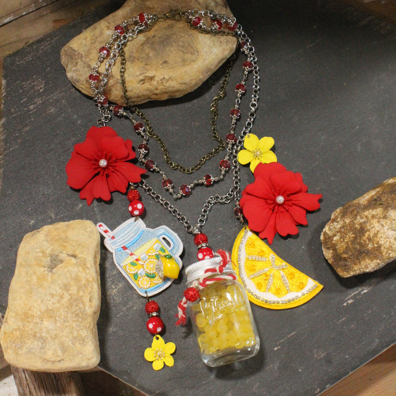 Fresh Squeezed Lemonade Charm’d Necklace