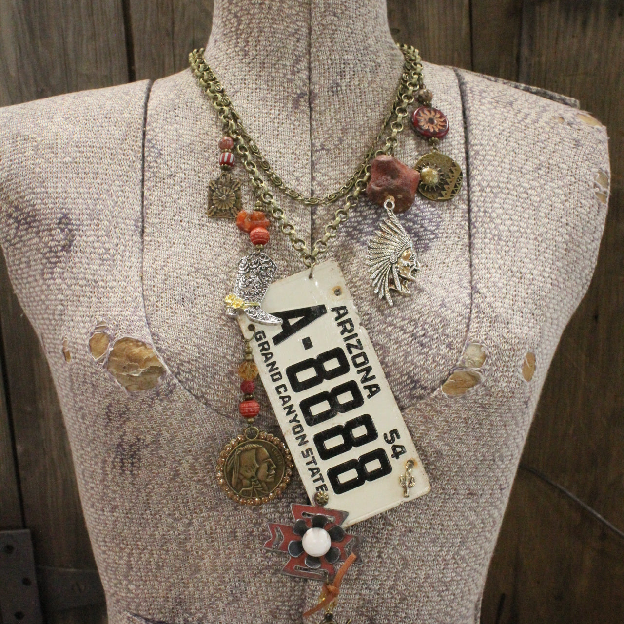 Travel Time In Arizona Layered Necklace