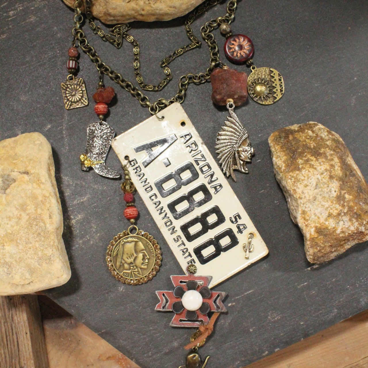 Travel Time In Arizona Layered Necklace