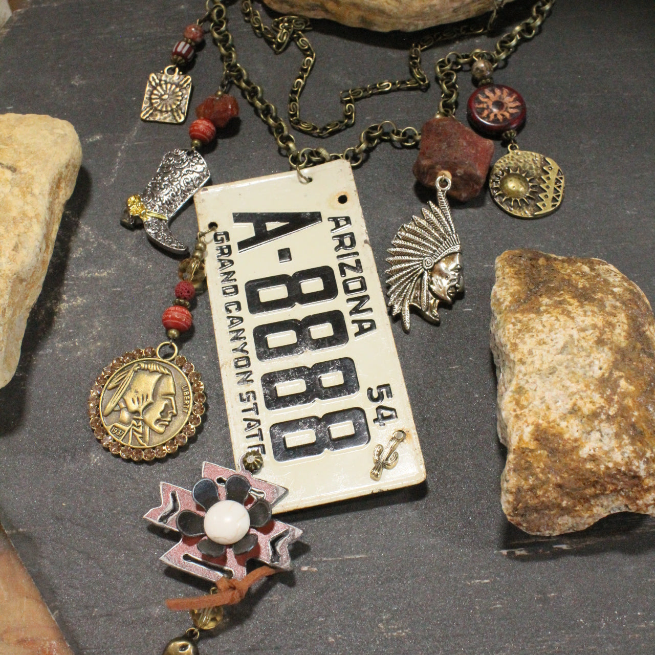 Travel Time In Arizona Layered Necklace
