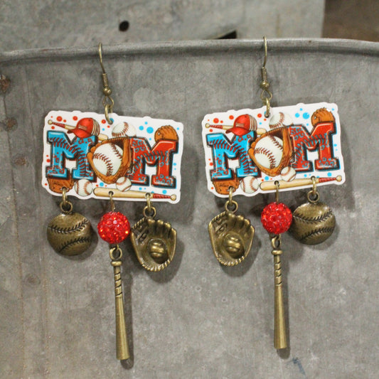 Proud Mom Moment Dangle Earrings