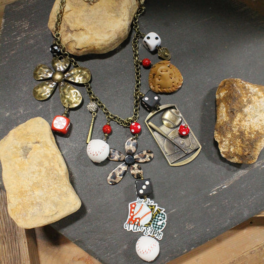 For The Love Of The Game Charm'd Necklace