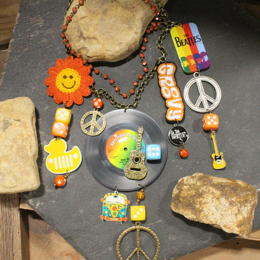 Just A Little Bit Hippy Multi-Color Charm’d Necklace