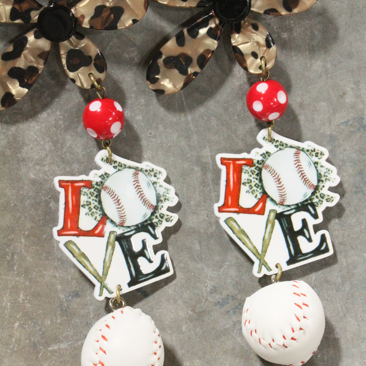 For The Love Of The Game Dangle Earrings