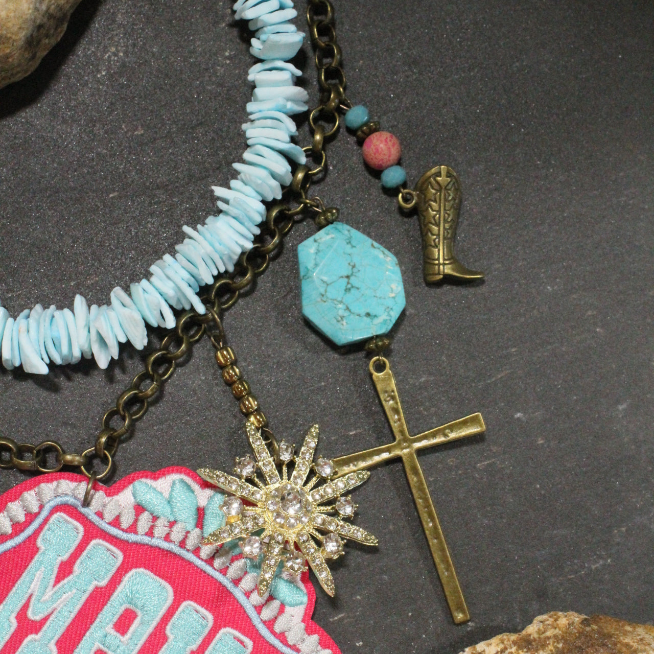 Hats Off To My Mama Charm’d Necklace