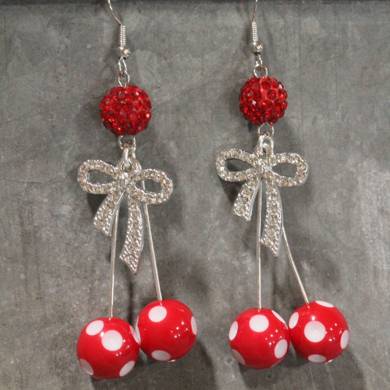 Mama... Sweet As Cherries Dangle Earrings