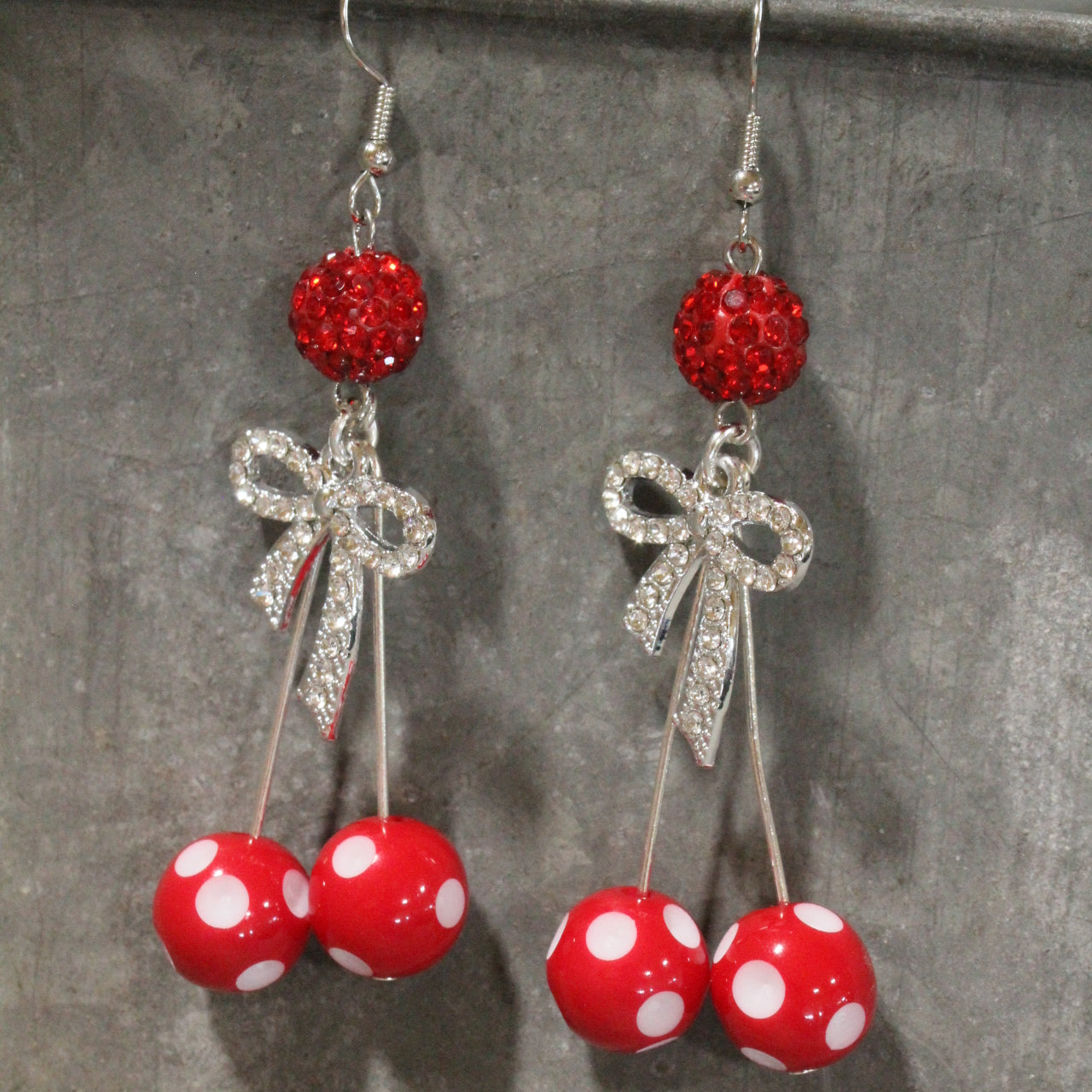 Mama... Sweet As Cherries Dangle Earrings