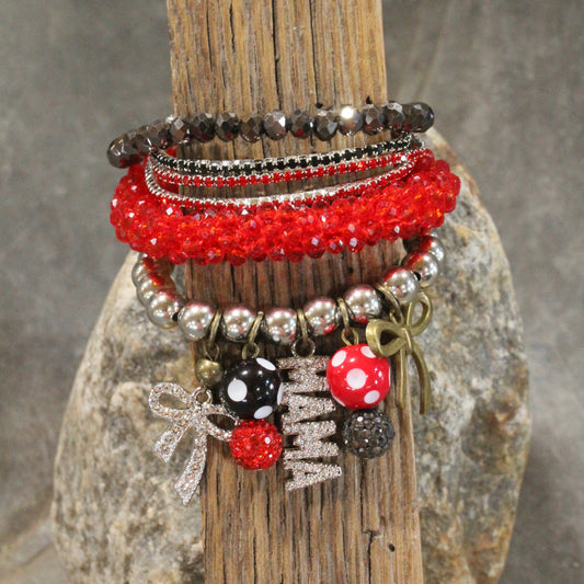 Mama... Sweet As Cherries Bracelet Set