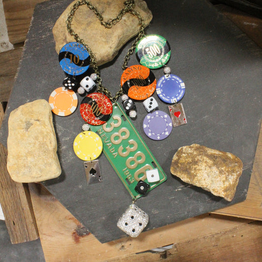 Travel Time In Nevada Layered Necklace