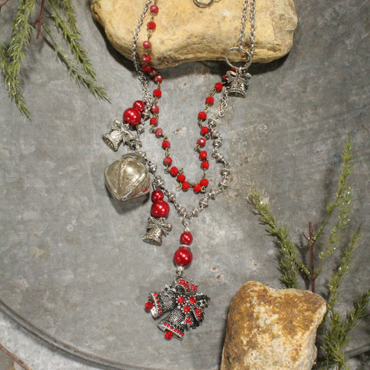 Silver Bells Charm'd Necklace