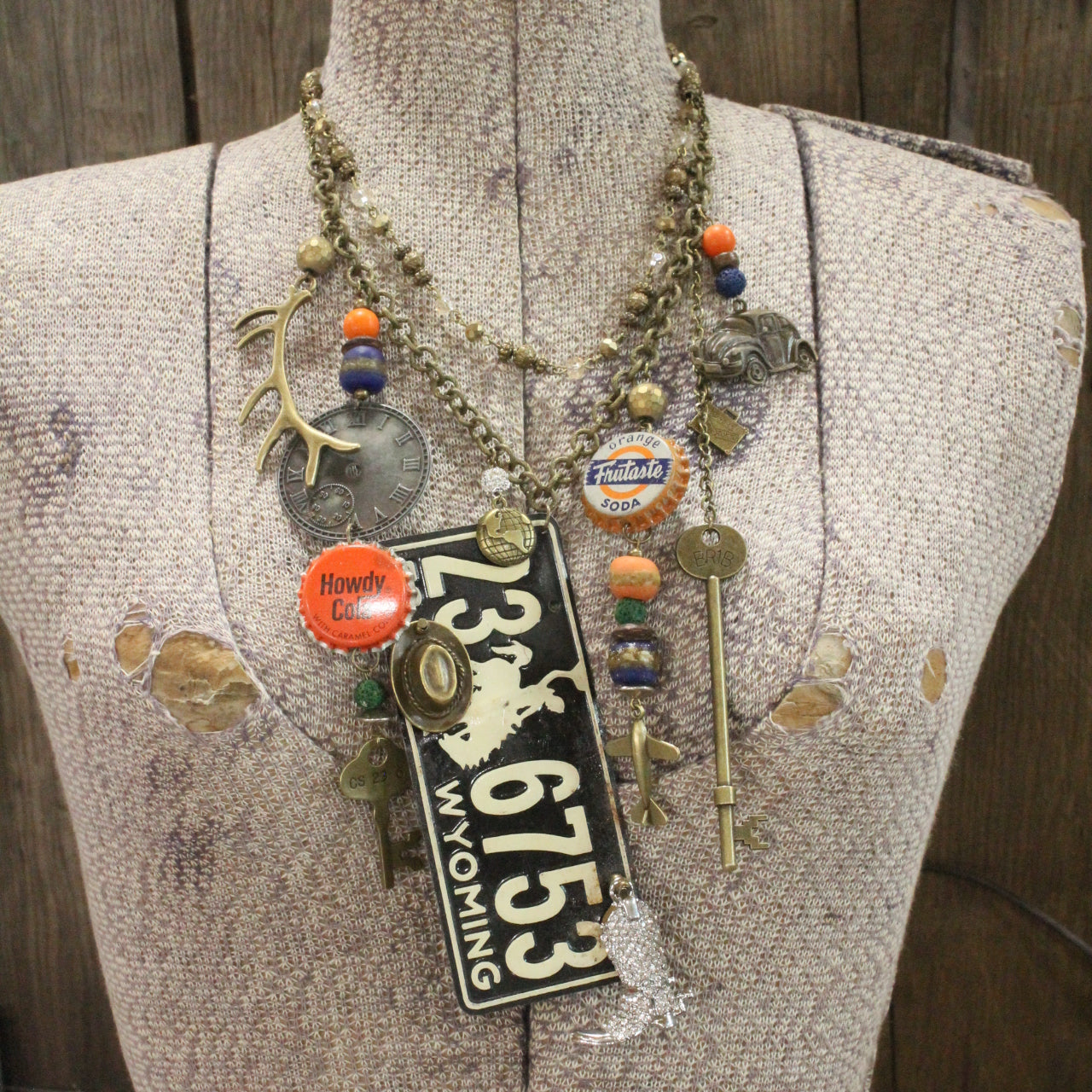 Travel Time In Wyoming Layered Necklace