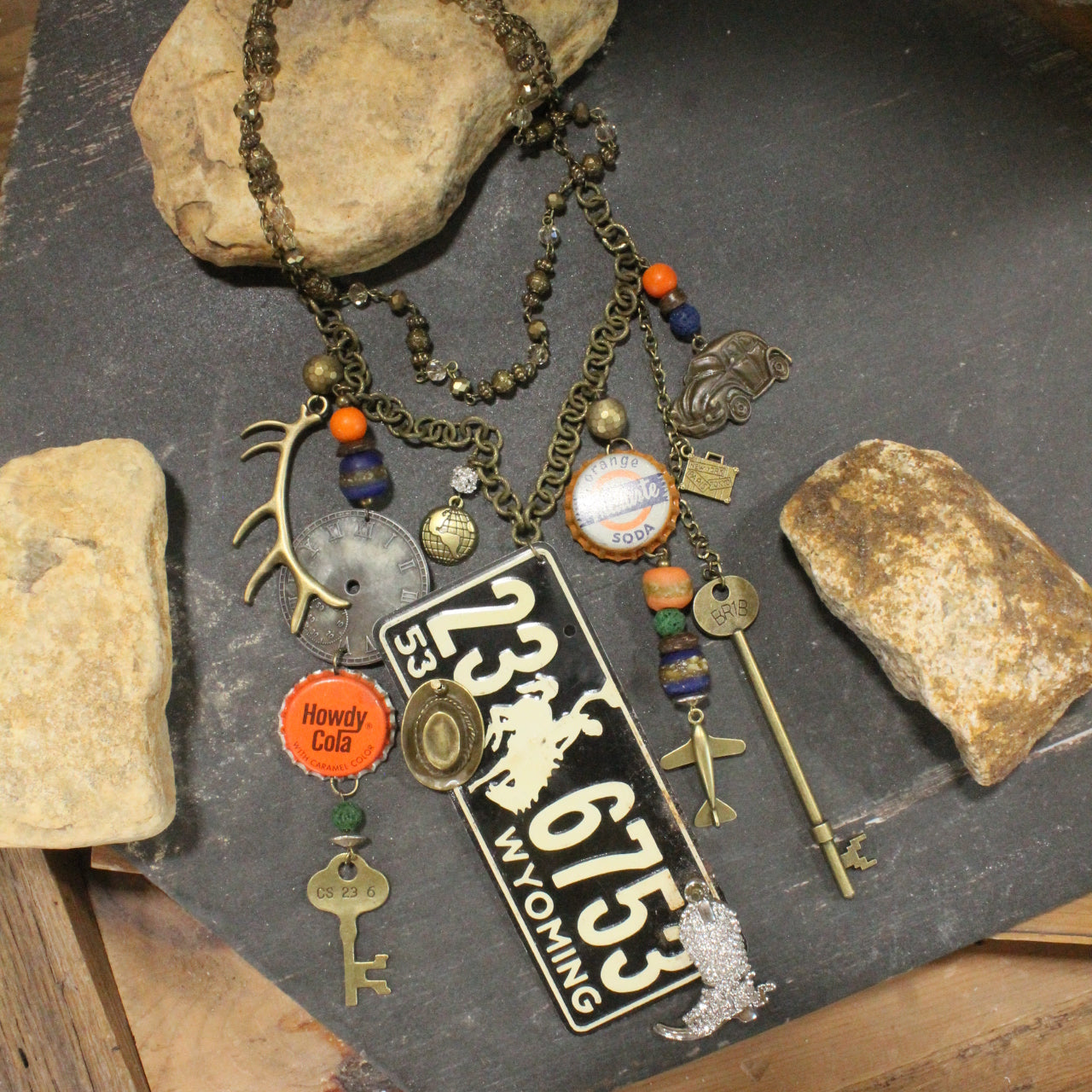 Travel Time In Wyoming Layered Necklace