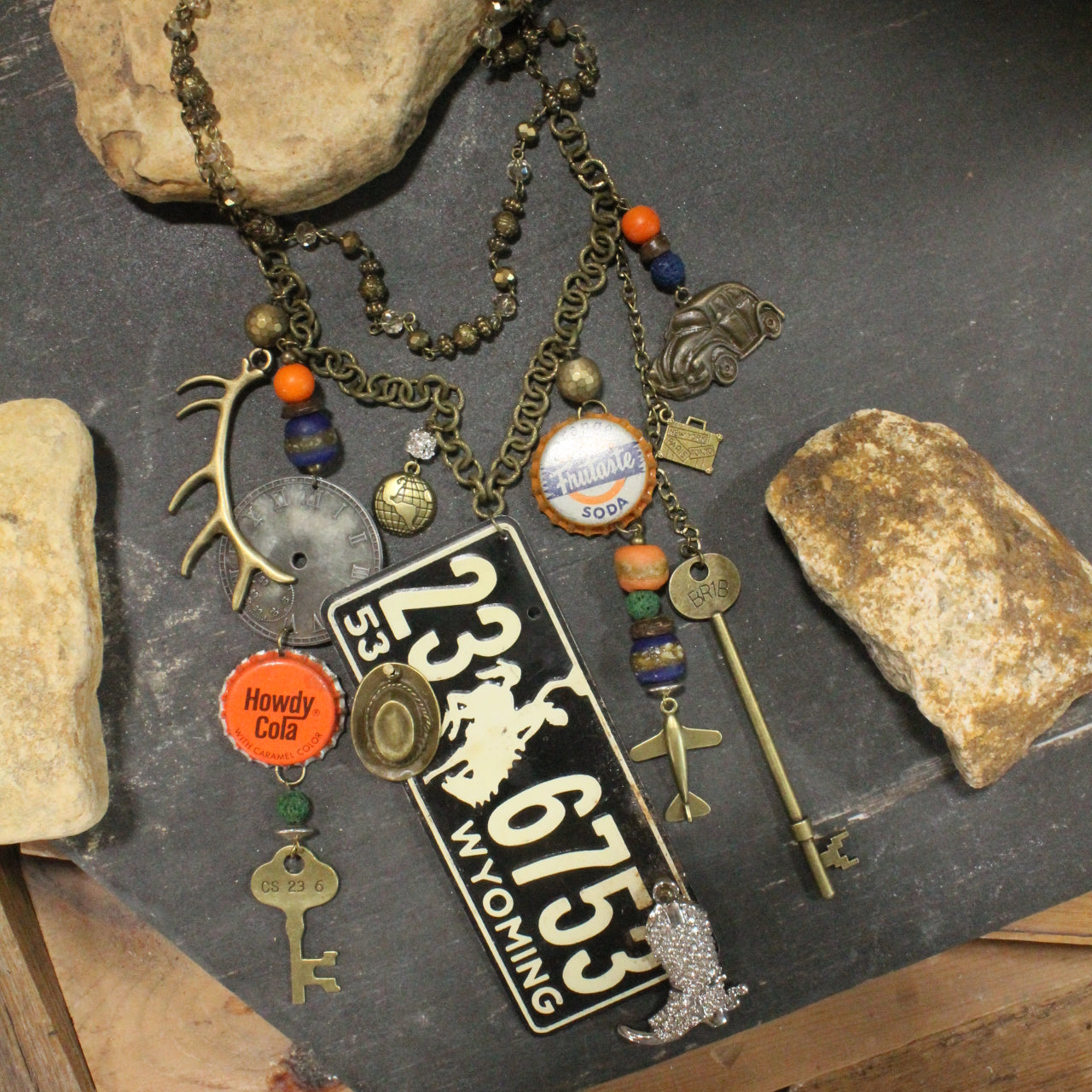 Travel Time In Wyoming Layered Necklace