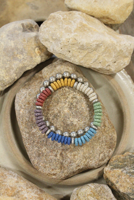 Rocky Road Multi-Colored Bracelet Set
