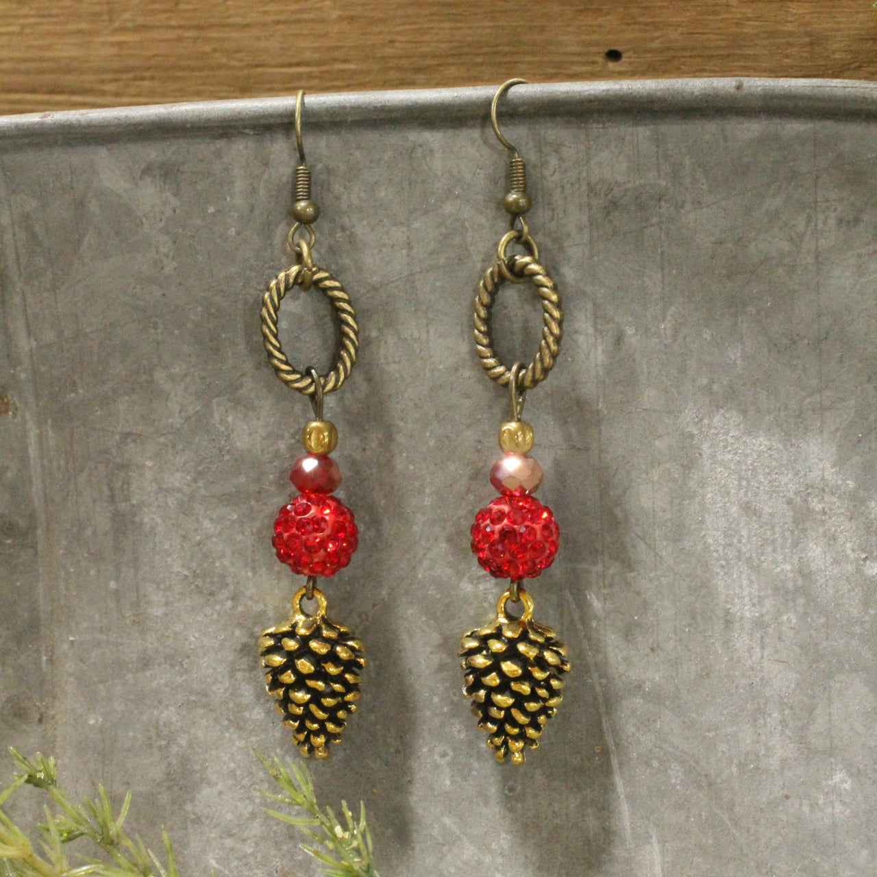 Bold & Beautiful Pinecone Earrings