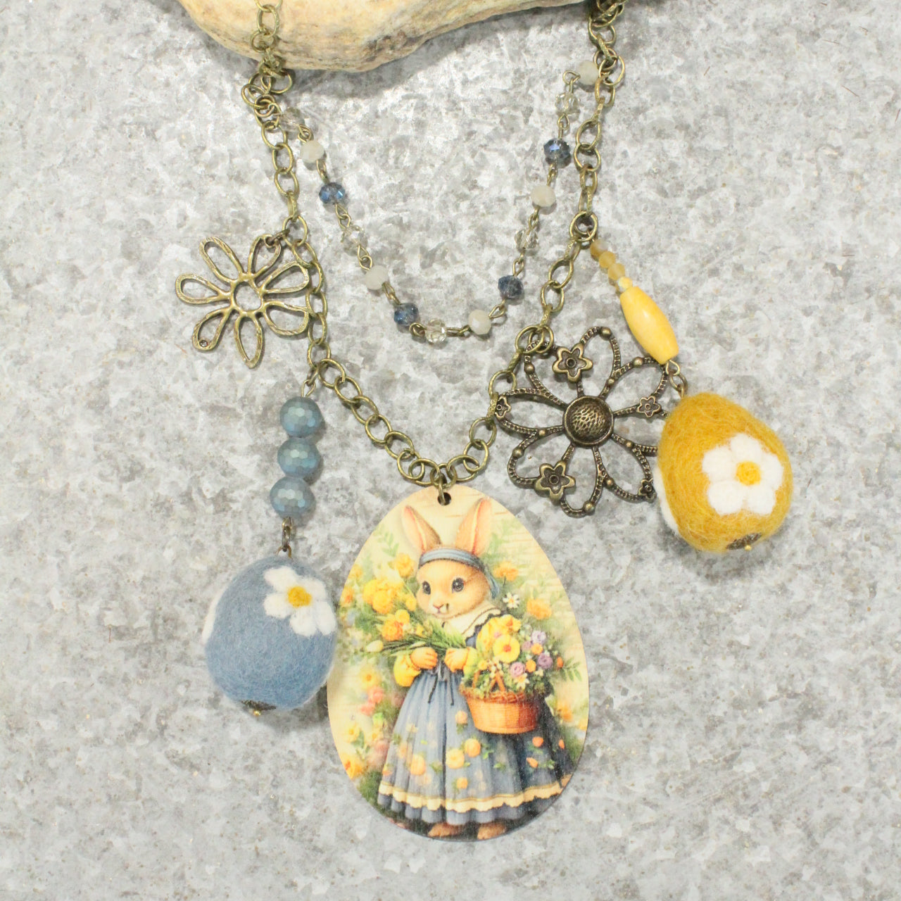 On An Egg Hunt Charmed Necklace