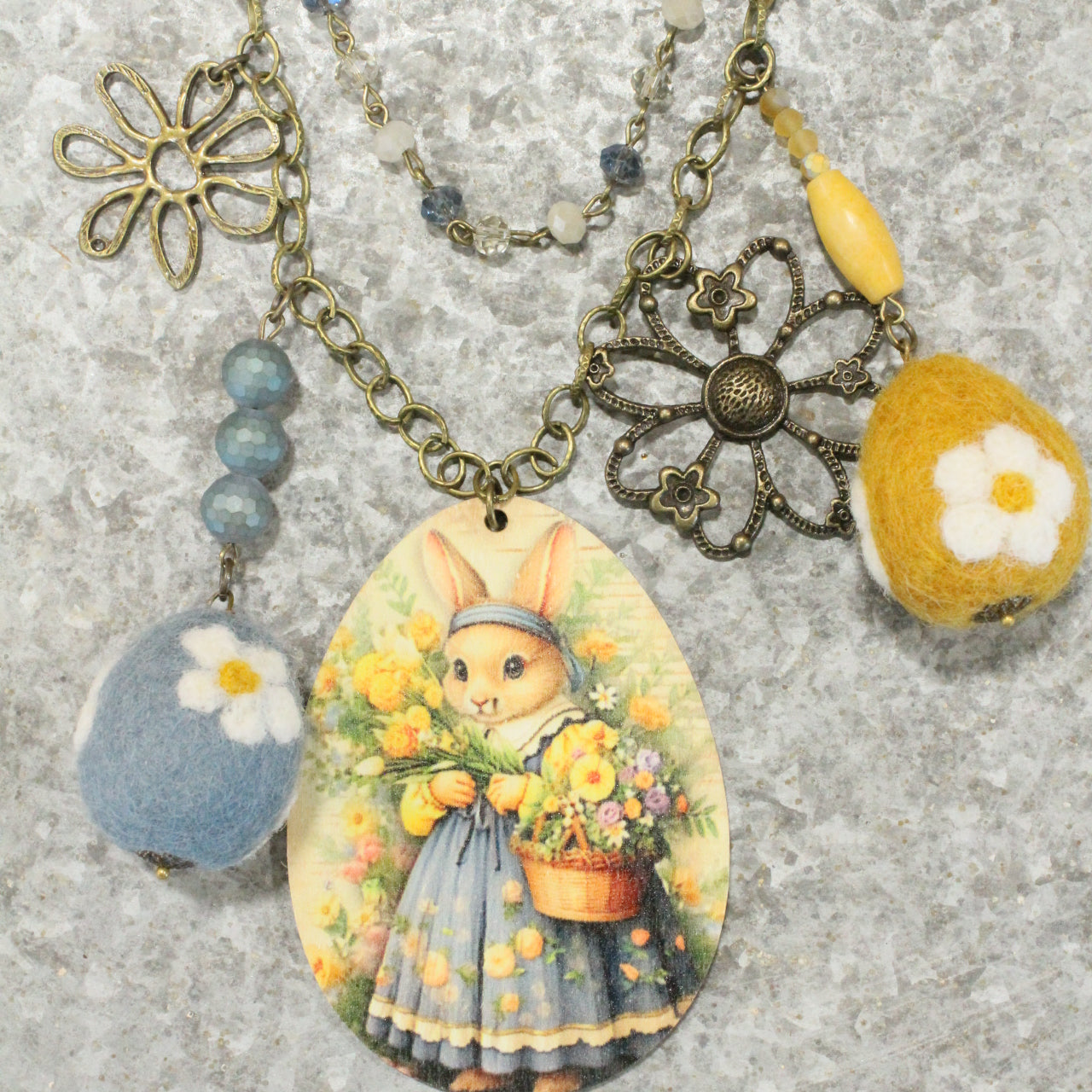 On An Egg Hunt Charmed Necklace