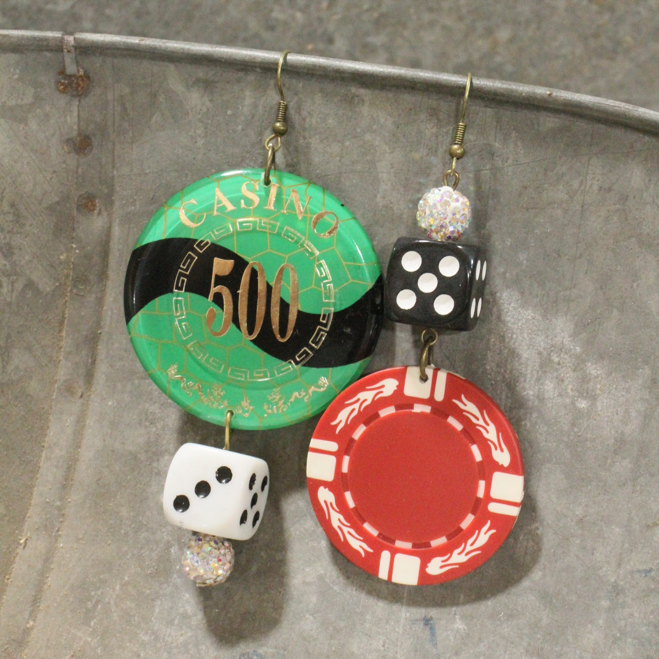 All Bets Off Dangle Earrings