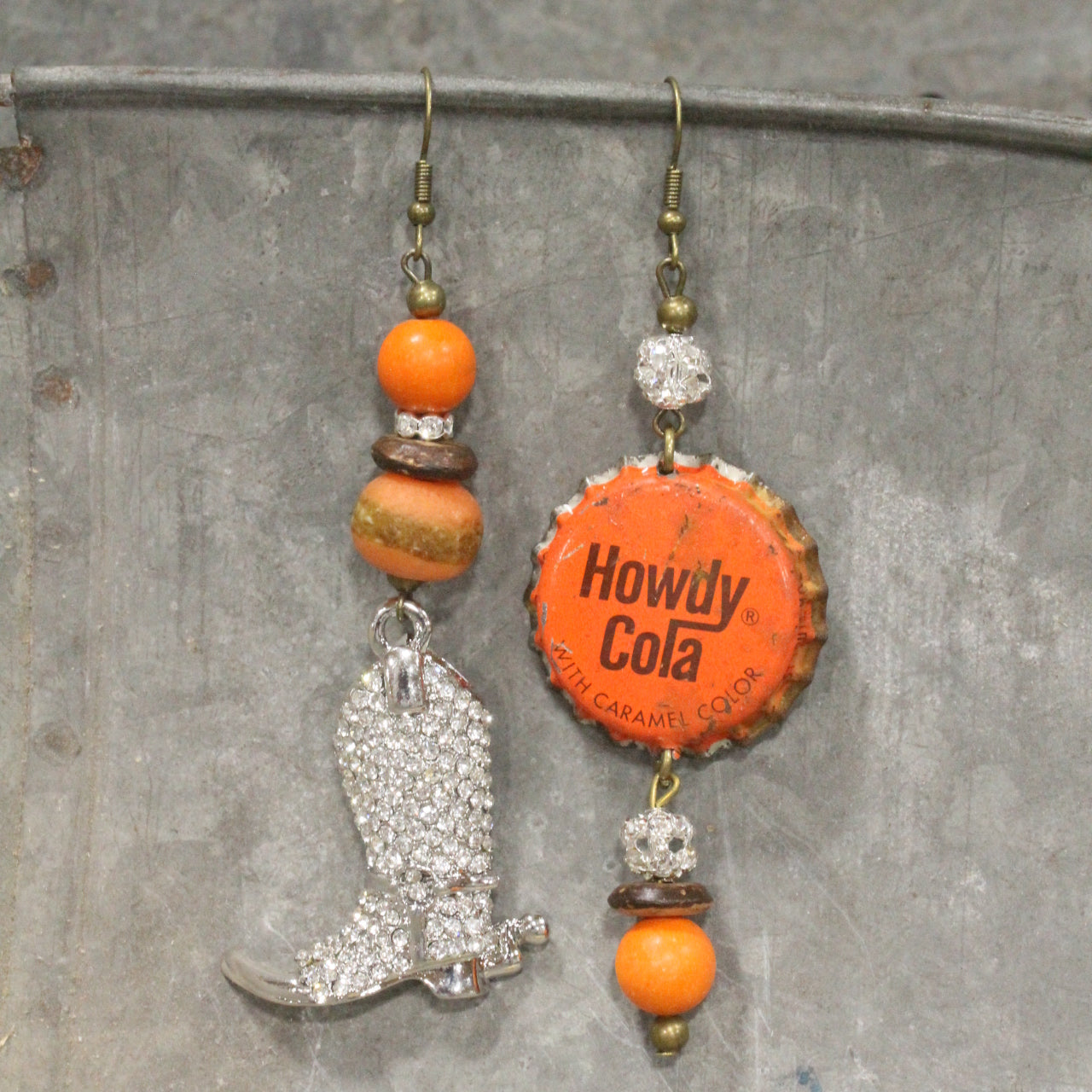 One Barrel At A time Dangle Earrings
