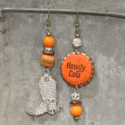 One Barrel At A time Dangle Earrings