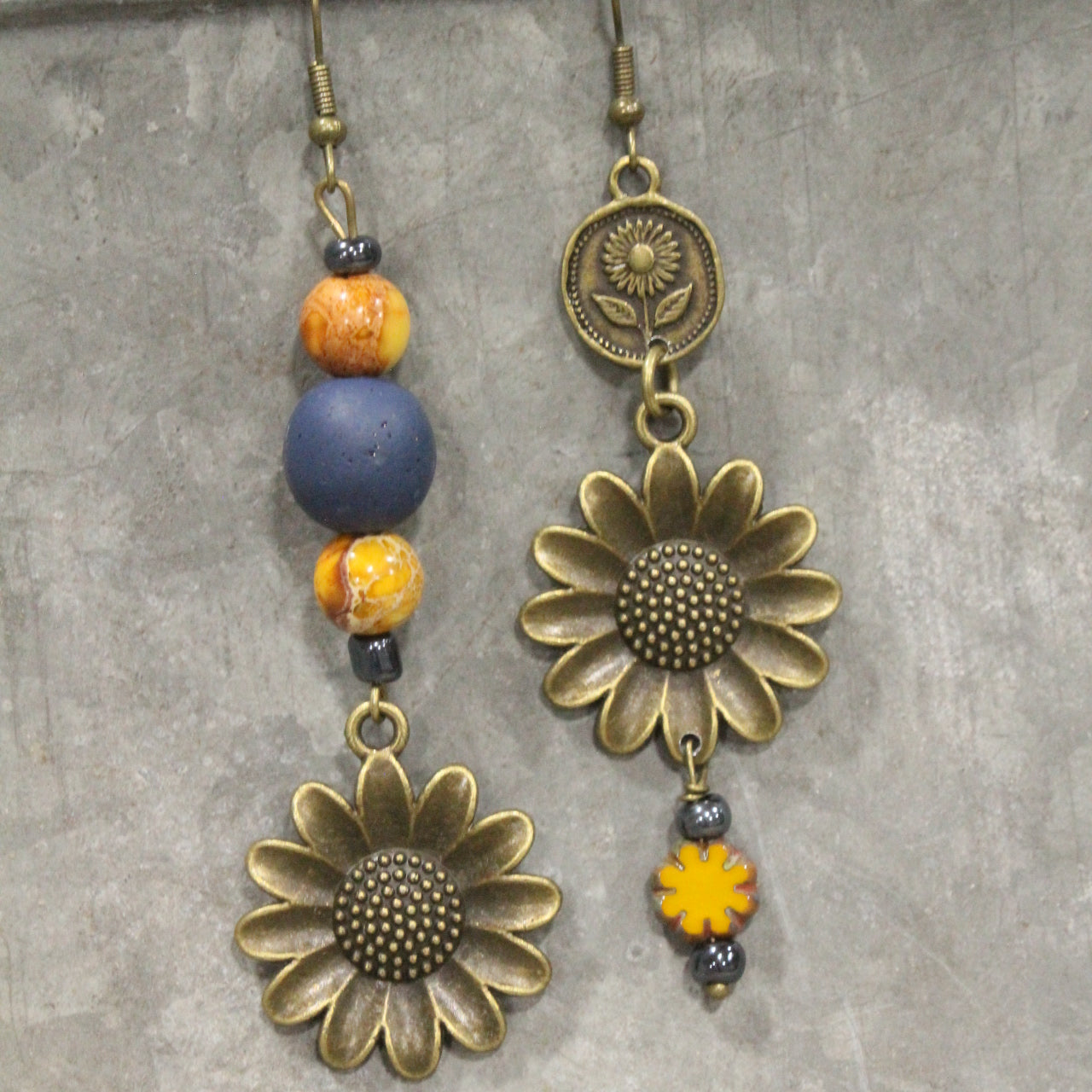 Fields Of Sunflowers Dangle Earrings
