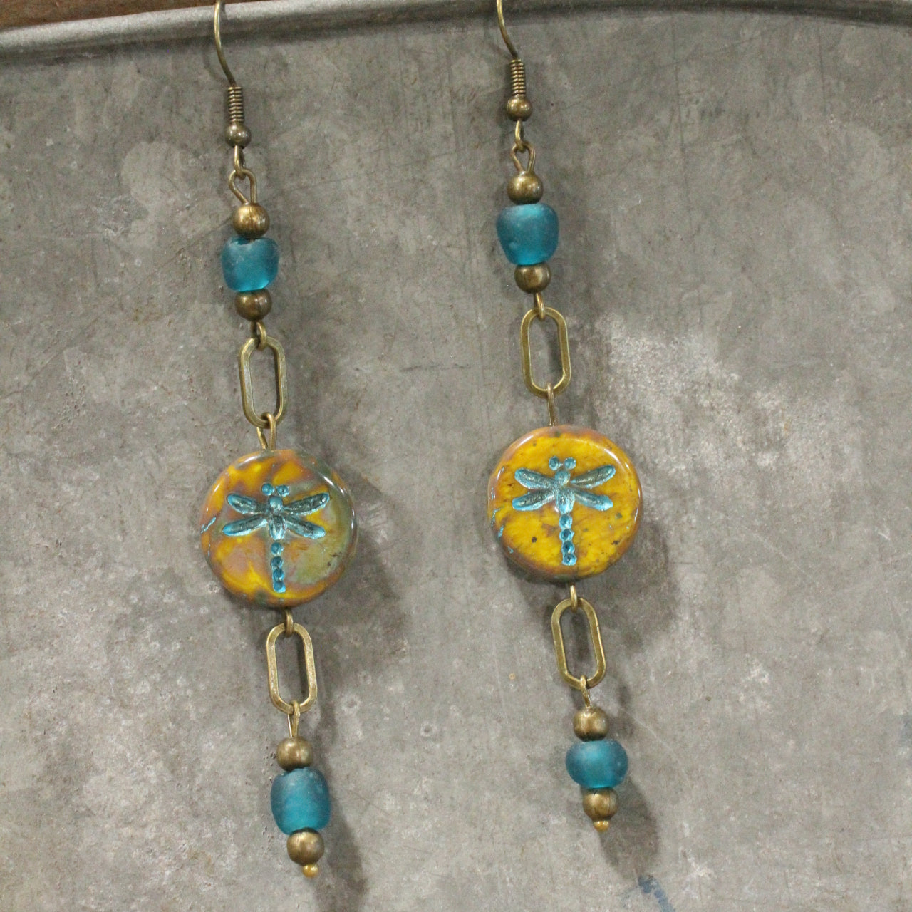 Catch Me If You Can Dragonfly Dangle Earrings