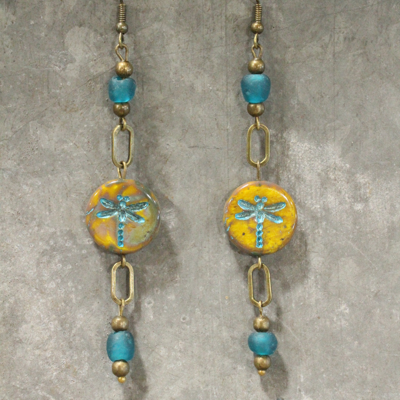 Catch Me If You Can Dragonfly Dangle Earrings