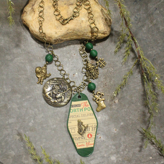 Ticket To The North Pole Charm'd Necklace