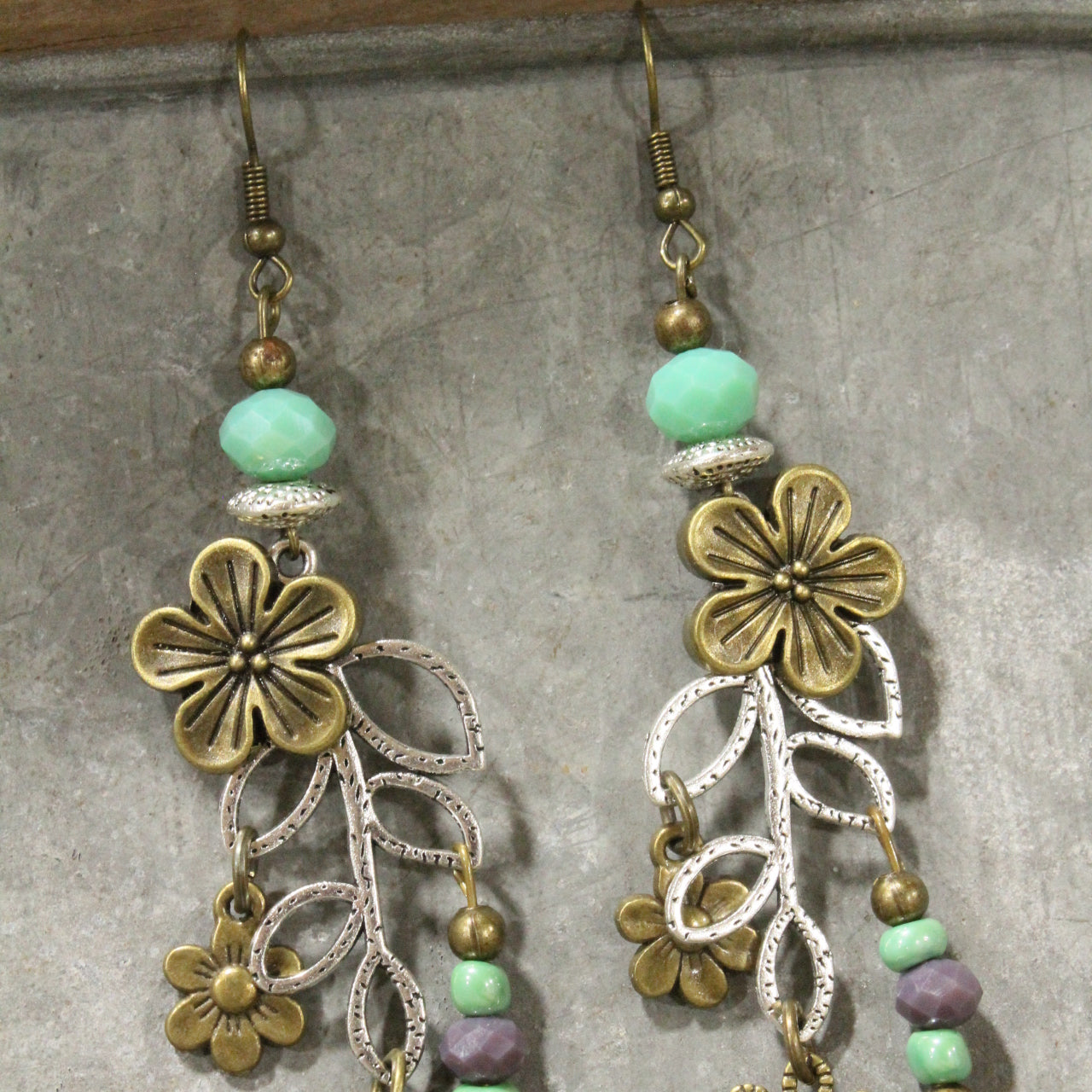 Buzzing By Bee Flower Drop Earrings