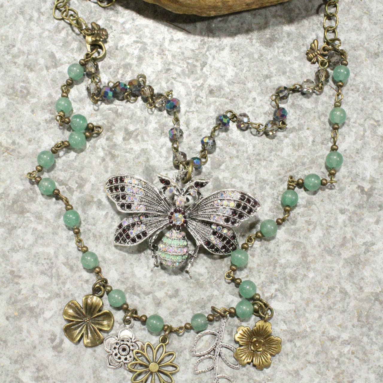 Buzzing By Bee Layered Necklace