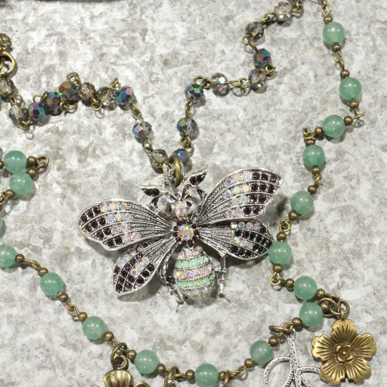 Buzzing By Bee Layered Necklace