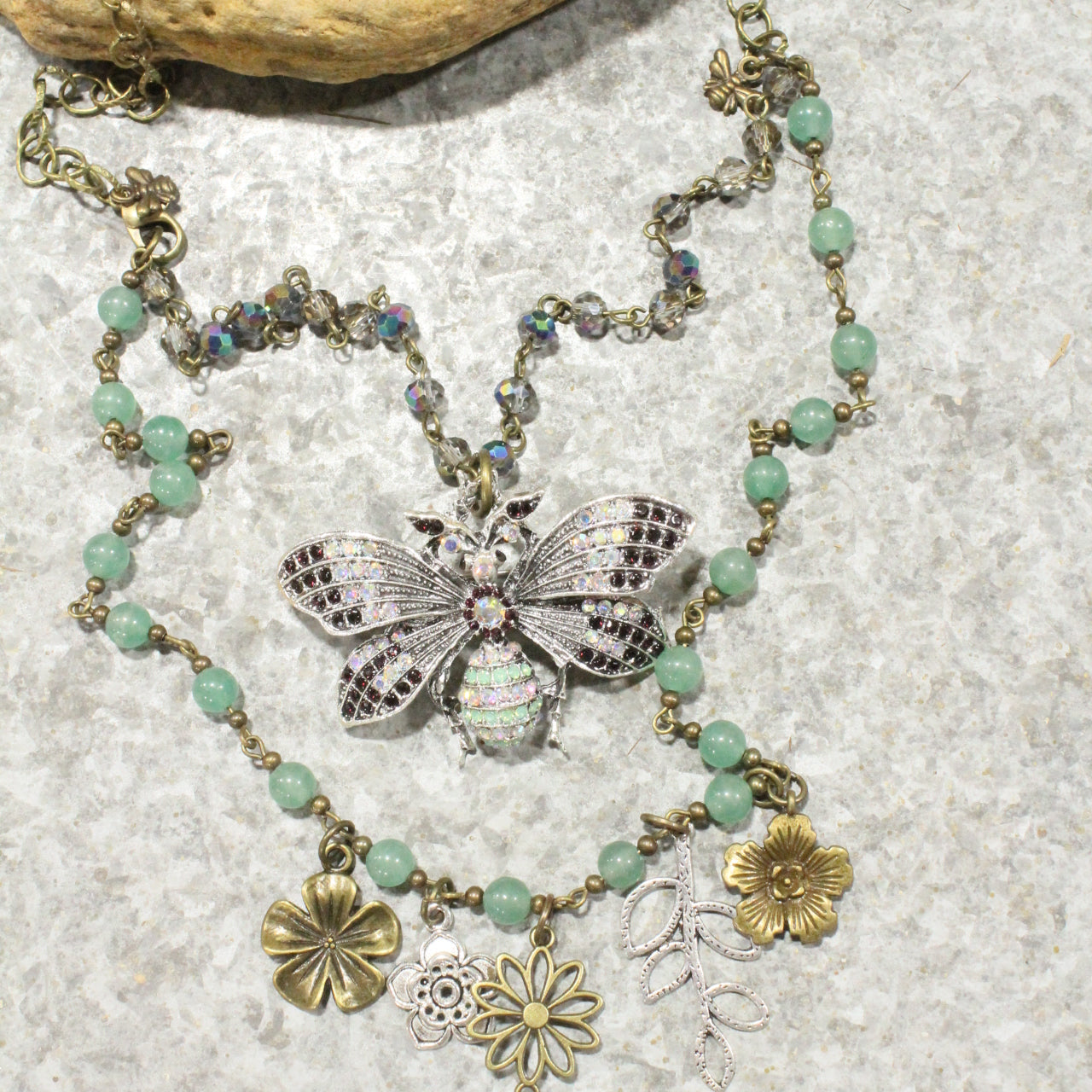 Buzzing By Bee Layered Necklace