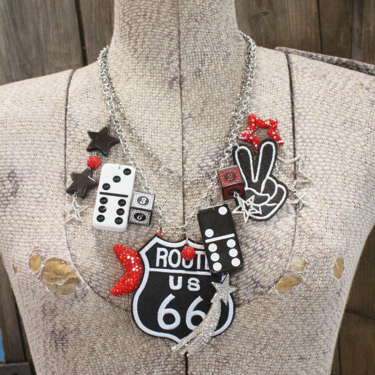 Historic Route 66 Charming Necklace